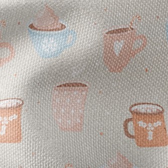 Marshmallow Cocoa Waterproof Canvas