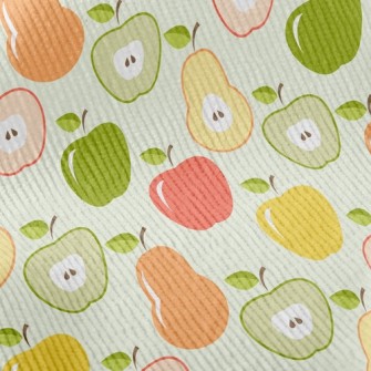 Colorful Apples And Pears Standard Corduroy
