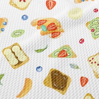 Creative Fruit Bread Birdseye Piqué