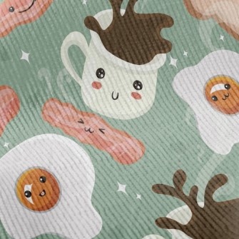 Cute Breakfast Food Standard Corduroy