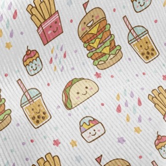 Burger Fries Bubble Tea Standard Corduroy