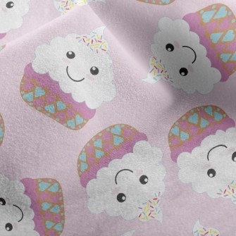 Heart Cupcakes Micro Fleece