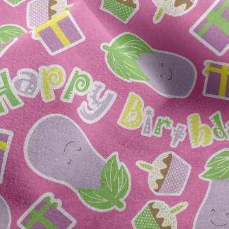 Eggplant Birthday Gift Micro Fleece