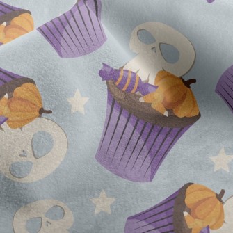 Skull Pumpkin Candies Micro Fleece