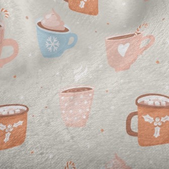 Marshmallow Cocoa Minky