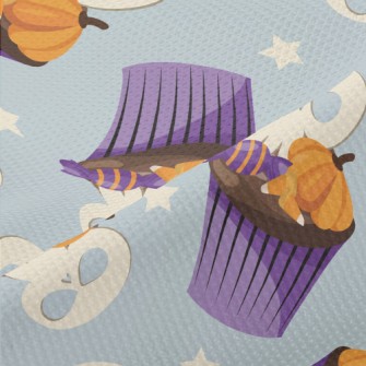 Skull Pumpkin Candies Piqué