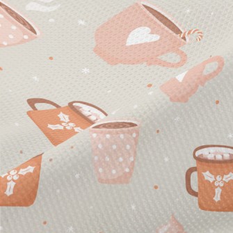 Marshmallow Cocoa Piqué