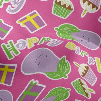 Eggplant Birthday Gift Lightweight Performance Linen