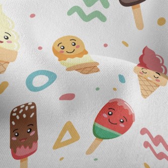Kawaii Ice Cream Lightweight Performance Linen