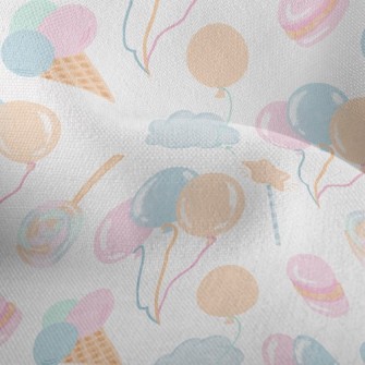Balloons And Desserts Lightweight Performance Linen