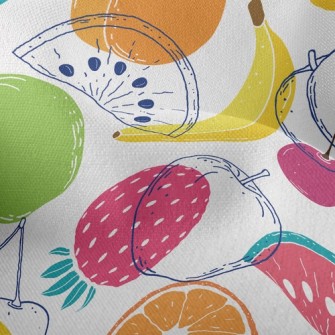 Colorful Fruit Lightweight Performance Linen