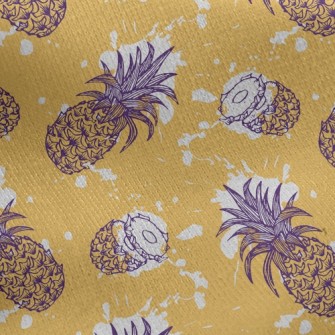 Juicy Pineapple Jersey Backed Fleece