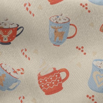 Christmas Cup Jersey Backed Fleece