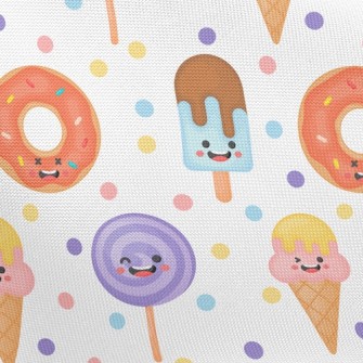 Playful Expression Ice Cream Pongee