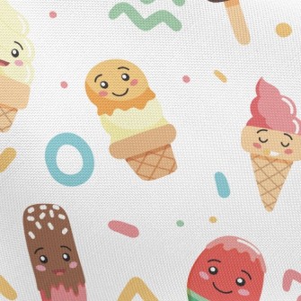 Kawaii Ice Cream Pongee