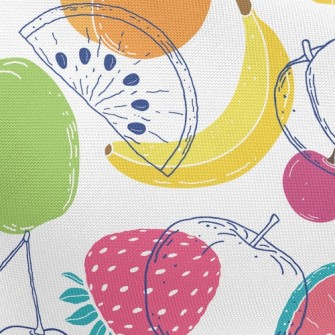 Colorful Fruit Pongee