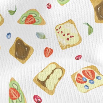 Creative Fruit Bread Stretch Jersey