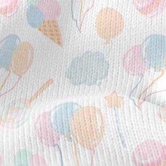 Balloons And Desserts Stretch Jersey