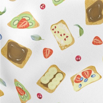 Creative Fruit Bread Lightweight Cotton Poplin