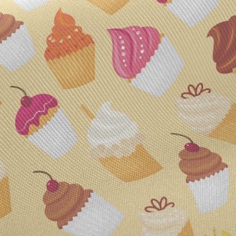 Delicious Cupcakes Midweight Cotton Poplin