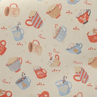 Christmas Cup Midweight Cotton Poplin