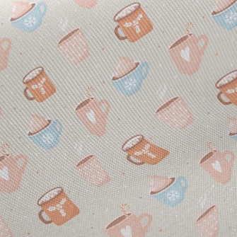 Marshmallow Cocoa Midweight Cotton Poplin