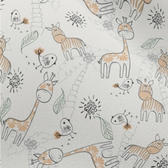 Giraffe With Special Stripes Chiffon