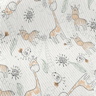 Giraffe With Special Stripes Standard Corduroy