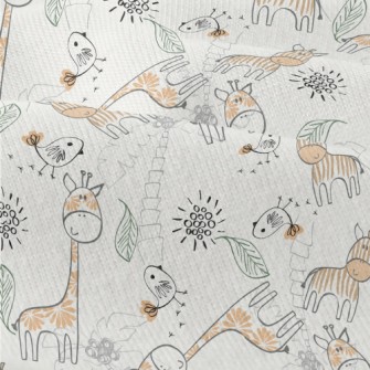 Giraffe With Special Stripes Modern Jersey