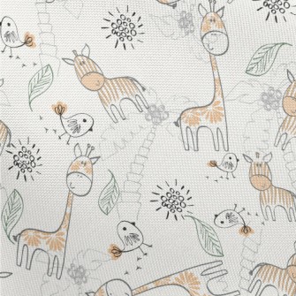 Giraffe With Special Stripes Pongee
