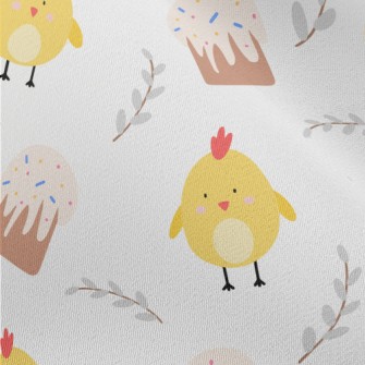 Yellow Chick And Egg Cake Chiffon