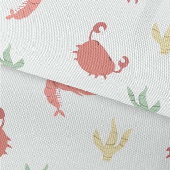 Red Crab And Shrimp Next To Se Waterproof Oxford