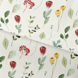 Mini Wildflowers In A Watercol Waterproof Oxford