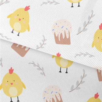 Yellow Chick And Egg Cake Waterproof Oxford