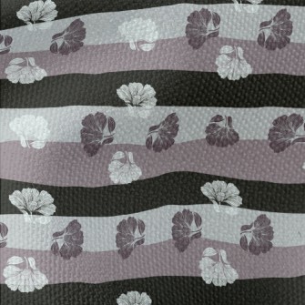 Delicate Dark Florals Waterproof Canvas