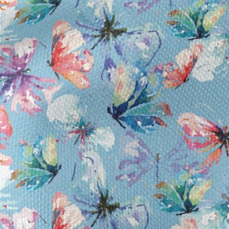Abstract Butterfly In Watercol Waterproof Canvas