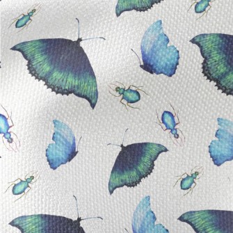 Hand Drawn Colorful Butterfly Waterproof Canvas
