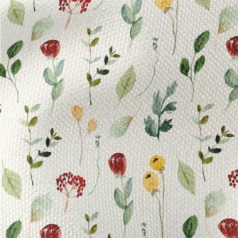 Mini Wildflowers In A Watercol Waterproof Canvas