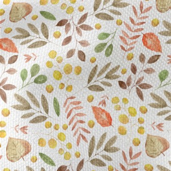 Autumn Leaves In Watercolor St Waterproof Canvas