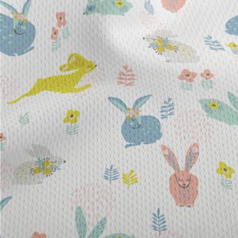 Go To The Easter Bunny Athletic Mesh Flat Back