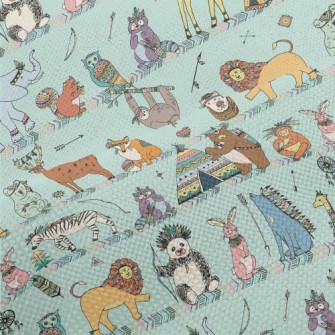 Ethnic Style Safari Performance Linen