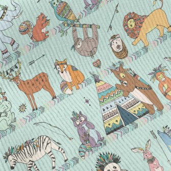 Ethnic Style Safari Standard Corduroy