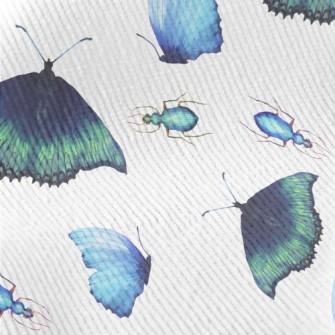 Hand Drawn Colorful Butterfly Standard Corduroy