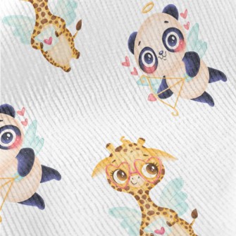 Panda And Cupid The Giraffe Standard Corduroy