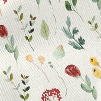 Mini Wildflowers In A Watercol Standard Corduroy