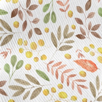 Autumn Leaves In Watercolor St Standard Corduroy