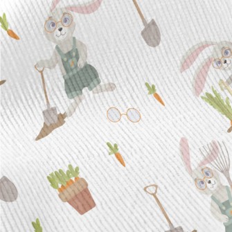 Rabbit Is Planting Carrots Standard Corduroy