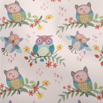 Owl Winking On A Branch Dobby