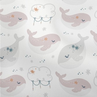 Cute Whale Clouds And Stars Dobby