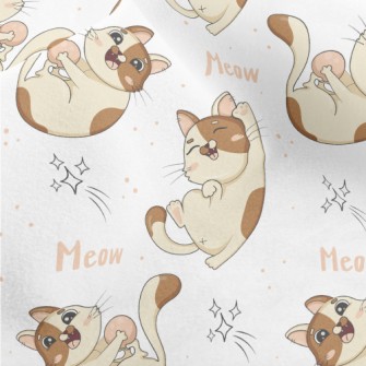Funny Kittens Playing Micro Fleece